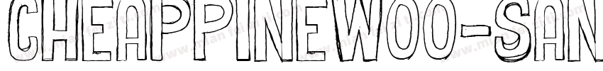 CheapPineW00-Sans Re字体转换